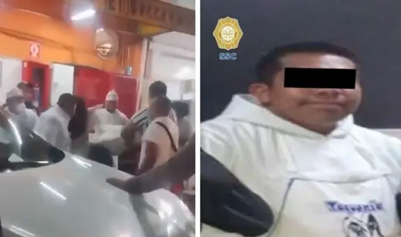 Mesero de taquería El Borrego Viudo es detenido por golpear a comensales y local es clausurado