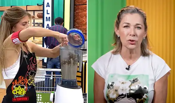 Fiorella comete peligroso acto en 'El gran chef' y Mónica Zevallos la reprende: "¿Quieres electrocutarnos?"