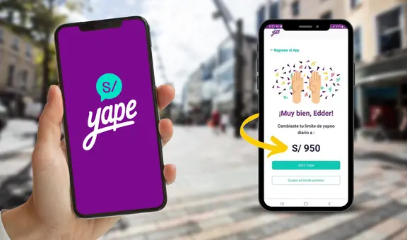 ¿Cómo aumentar el monto límite de Yape? Mira la guía para yapear hasta S/950