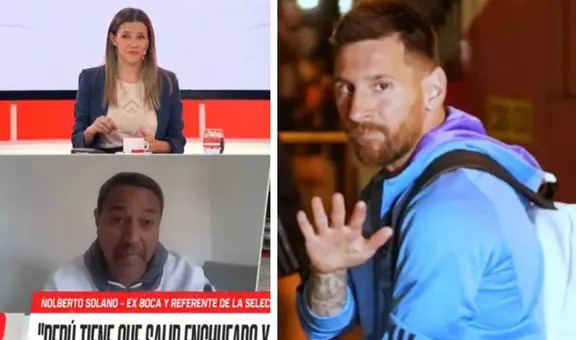 Nolberto Solano criticó a los que apoyan a Argentina: "Juega Perú, hay que tratarlo un poco mal a Messi"