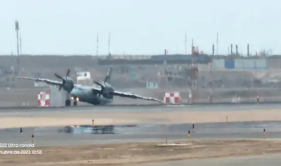 Avión de la FAP que venía de Satipo aterrizó de emergencia en aeropuerto Jorge Chávez: ¿qué ocurrió?