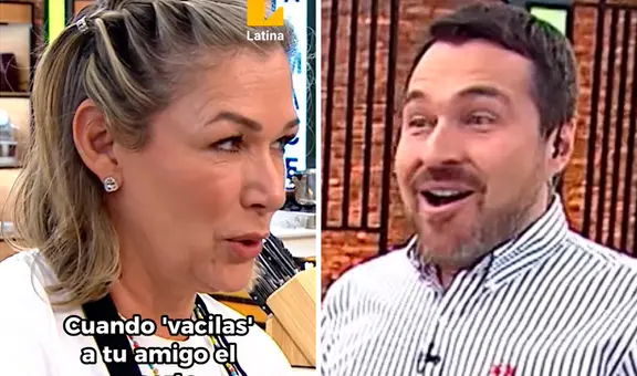 Giacomo da consejo a Mónica Zevallos, pero ella lo cuestiona: “Habrá que preguntarle a un chef”