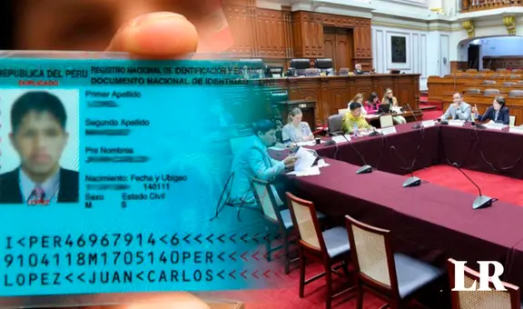 Comisión de Constitución aprueba extender la validez del DNI por 10 años