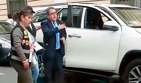 Congresista Luis Picón es detenido cuando salía del Palacio Legislativo