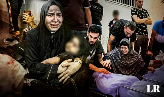 Las devastadoras imágenes del ataque a un hospital de Gaza que deja al menos 500 muertos