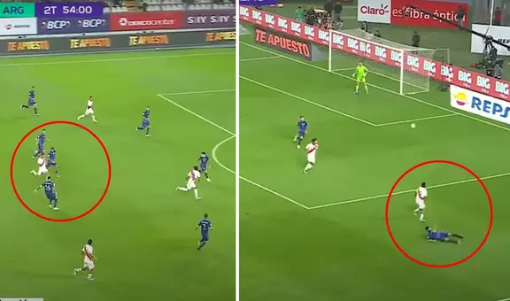 Reyna se sacó a 3 jugadores y Grimaldo dejó en el suelo a otro: sus geniales jugadas ante Argentina