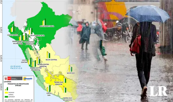 Verano 2024: ¿cuál es el pronóstico de lluvias para enero, febrero y marzo en Perú?