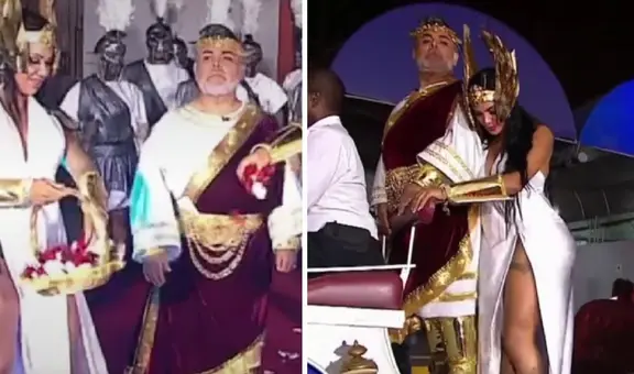 Andrés Hurtado llega en carruaje jalado por caballos a gala final de 'La casa de Magaly'