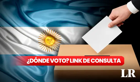 Dónde voto 2023: cómo consultar el padrón electoral para las elecciones en Argentina este domingo 22 de octubre