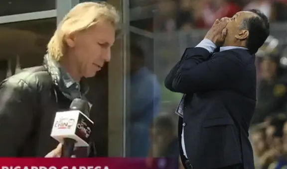 Gareca envió mensaje a los hinchas tras los malos resultados de Reynoso en la selección peruana