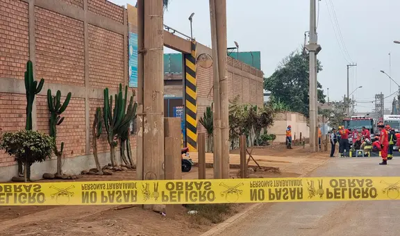 Lurigancho-Chosica: reportan fuga de productos químicos en empresa SiderPerú