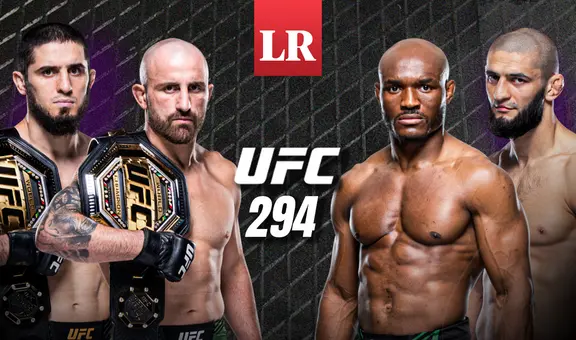 [UFC 294] ¿A qué hora pelean Makhachev vs. Volkanovski 2 y Usman vs. Chimaev?