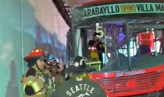 Panamericana Sur: El Rápido choca contra bus de Rutas de Lima y deja 9 personas heridas