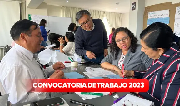 ¿Eres titulado? Minedu ofrece empleos a nivel nacional con sueldos de hasta S/12.000