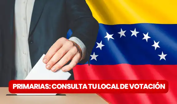 ¿DÓNDE voto en las PRIMARIAS 2023 en Venezuela? LINK de consulta de la Comisión Nacional
