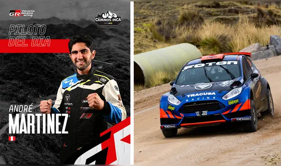 Rally Caminos del Inca etapa 1: André Martínez ganó la primera etapa