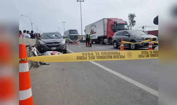 Villa El Salvador: 2 ciclistas fallecidos deja accidente en la Panamericana Sur