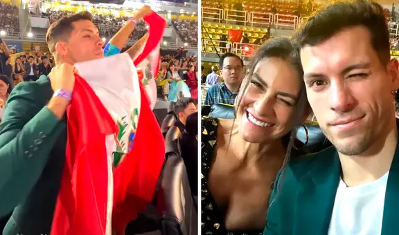 Patricio Parodi llegó con su madre a Vietnam para apoyar a Luciana Fuster: "La mejor"