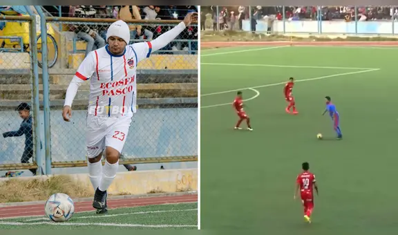 ¡Show de Manco! Reimond se lució con 'pase del desprecio' para el 5-0 de Ecosem Pasco sobre Vraem FC
