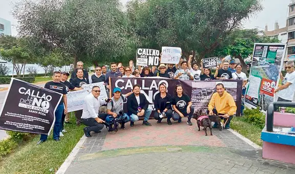 Callao: vecinos acatan plantón y se oponen a la futura vía expresa Santa Rosa