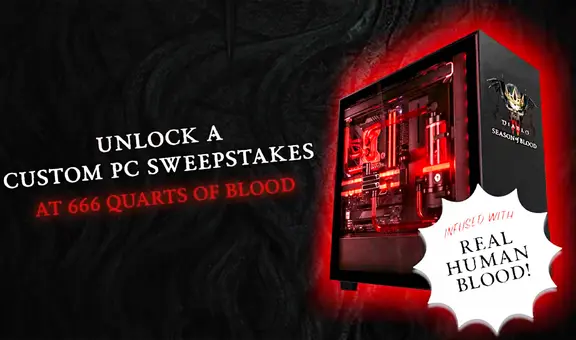 Sortean PC refrigerada con sangre humana real: ¿por qué lo hace Blizzard y qué requisitos pone?