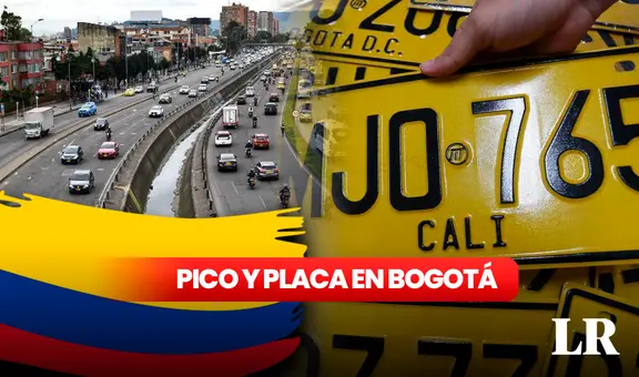 Pico y Placa en Bogotá: revisa AQUÍ las restricciones vehiculares hasta el 27 de octubre
