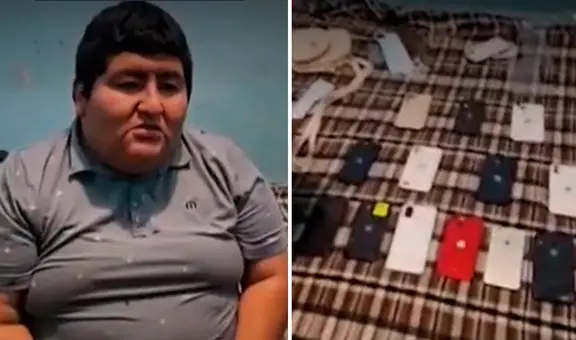 Liberan a 'Gordo Choy' a pesar de poseer 21 celulares robados de alta gama para revenderlos