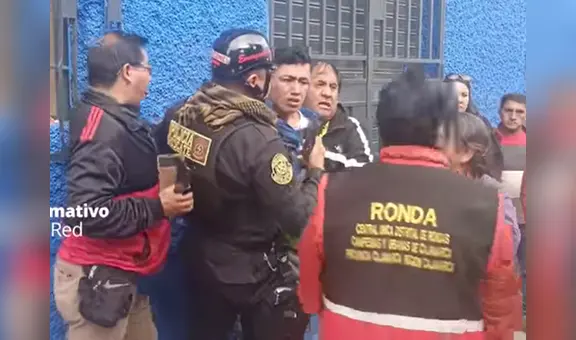 Policías y ronderos se enfrentan para detener a un presunto delincuente en Cajamarca