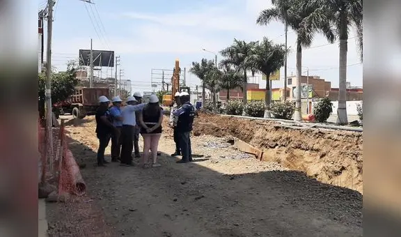 Municipalidad Provincial de Chiclayo interviene en obra de colector y Epsel será denunciado
