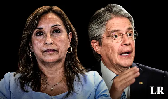 Dina Boluarte condecoró al presidente de Ecuador con la Orden ‘El Sol del Perú’