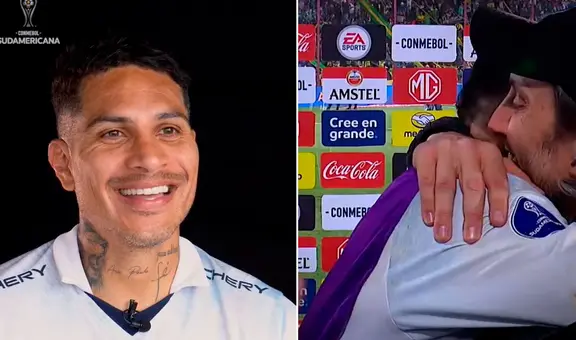 Paolo Guerrero reveló qué le dijo el DT de LDU durante emotivo abrazo en Copa Sudamericana