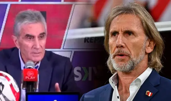 Oblitas sobre la defensa de Gareca a jugadores de Liga 1: "Fueron dichas en un momento inoportuno"