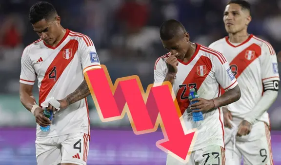 Selección peruana descendió varios puestos en ránking FIFA tras perder ante Chile y Argentina