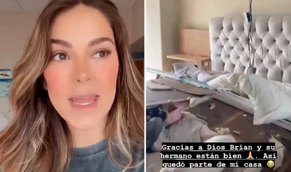 Laura Spoya muestra cómo su casa en México quedó destruida por el huracán Otis: "Todo está devastado"