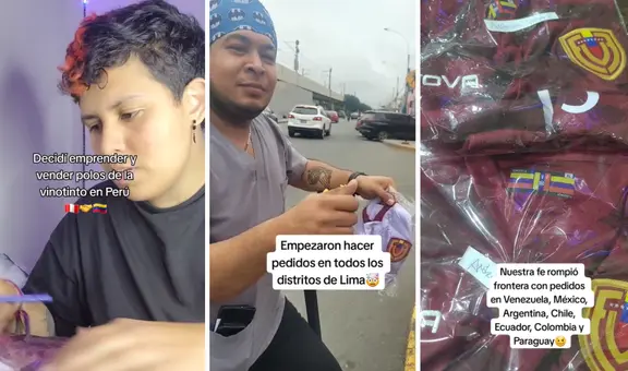 Venezolana decide vender camisetas de la Vinotinto en Perú y su vida da un giro inesperado: “Es una locura”