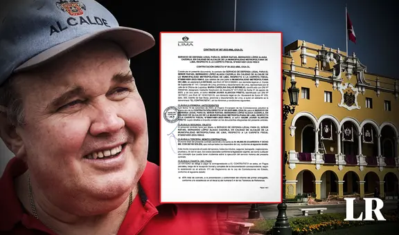 Municipalidad de Lima contrata defensa legal de Rafael López Aliaga por 48.000 soles