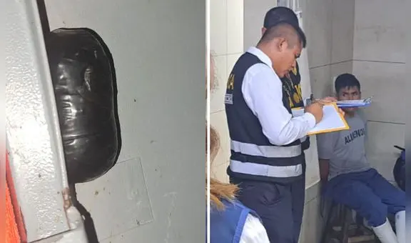 Penal Ancón I: intervienen a trabajador de cocina en posesión de presunta sustancia ilícita