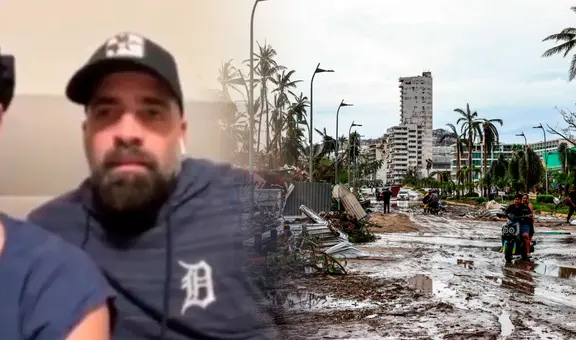 Esposo de Laura Spoya narra el terrible momento que vivió por el huracán Otis: "Pensé que iba a morir"