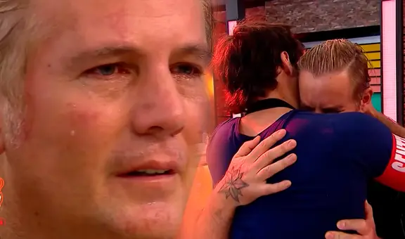 Renato Rossini se quiebra por eliminación de su hijo en 'El gran chef': "Me dieron donde más me duele"