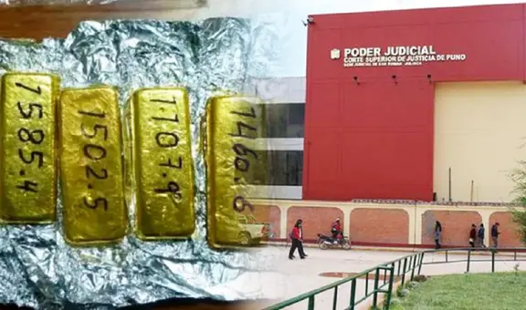 Puno: suspenden a 2 jueces de Juliaca que dejaron en libertad a mujer que transportaba lingotes de oro