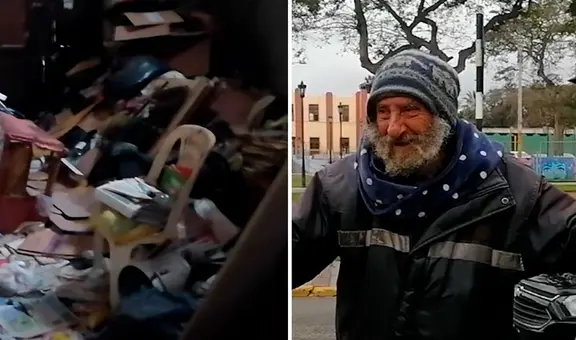 Pueblo Libre: adulto mayor vivía entre toneladas de basura y madriguera de ratas