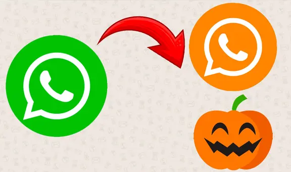 WhatsApp: ¿cómo activar el 'modo Halloween' y tener un ícono naranja o con forma de calabaza?