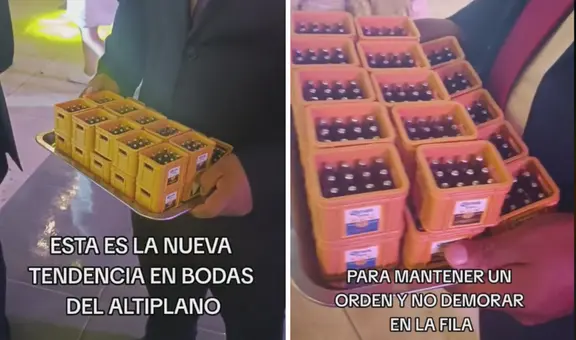 ¿Cuál es la nueva tendencia de minicajas de cerveza en bodas de Puno que ha causado sensación?