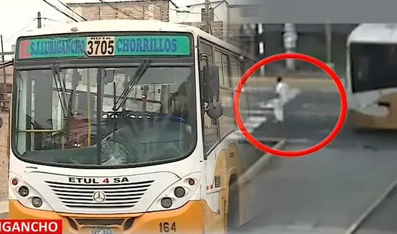 San Juan de Lurigancho: menor sobrevive luego de ser atropellado por autobús