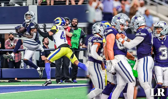 ¡Devastadora victoria! Dallas Cowboys derrotó 43-20 a los Rams por la semana 8 de la NFL