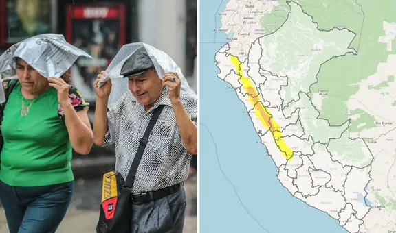 Senamhi anuncia que las precipitaciones en la sierra continuarán el 31 de octubre