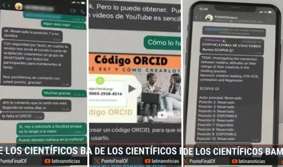 Docentes de universidades peruanas pagan por autoría de investigaciones científicas y acceder a bonos