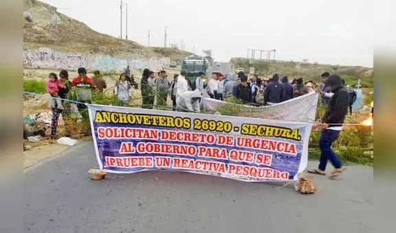 Pescadores de Piura, Chimbote, Malabrigo y Huacho protestan contra la ministra de la Producción