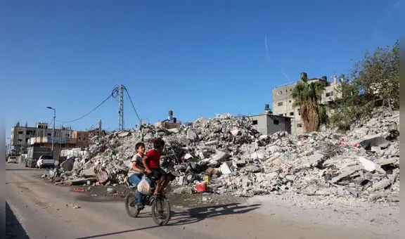 Peruana y su familia salvaron de morir tras bombardeo a su vivienda en la Franja de Gaza