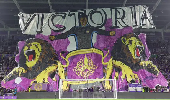 Pedro Gallese aparece en impresionante tifo elaborado por los hinchas del Orlando City